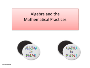 Algebra