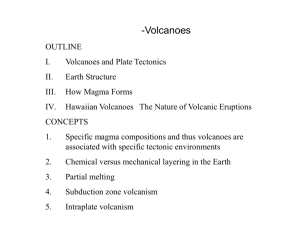 Volcanic cones