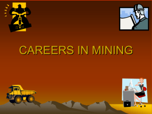 careers in mining - Minerals Education Coalition