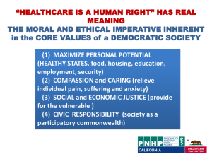Health Care as a Human Right