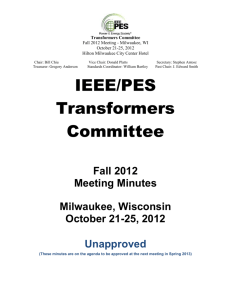 F12-MainCommittee - Transformers Committee