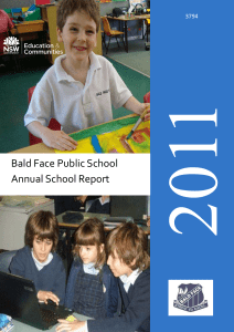 Annual School Report 2011