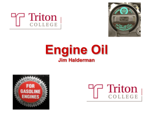 Engine Oils - James Halderman