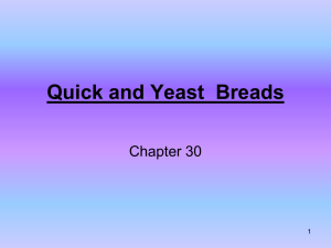 Quick and Yeast Breads