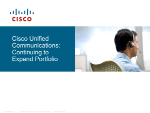 Cisco Unified Communications