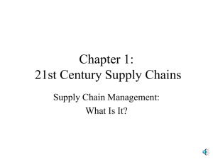 Logistics or Supply Chain ManagementAUDIO