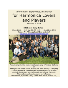 Jon Gindick 2015 Harmonica Jam Camp Doc