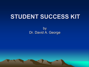 student success kit student guide