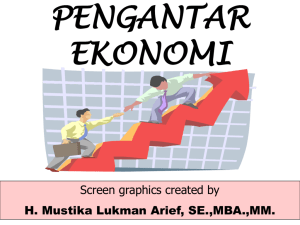 introduction of economics - Kefvin Mustika Lukman Arief