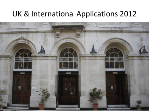 UK and International Application