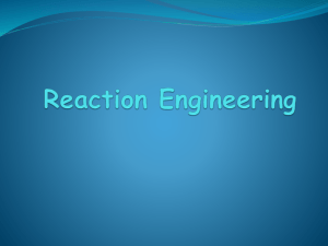Reaction Engineering
