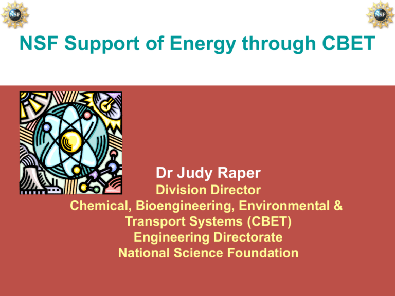 nsf cbet electrochemical systems