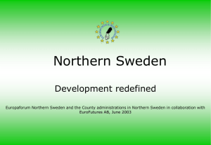 North Sweden - Europaforum Norra Sverige