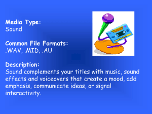 Common File Formats