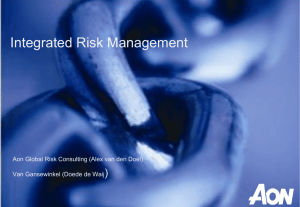 Integrated Risk Management