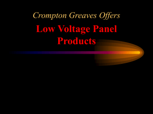 Crompton Greaves Low Voltage Panel Products