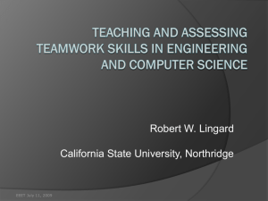 TeamworkBrownBag - College of Engineering and Computer