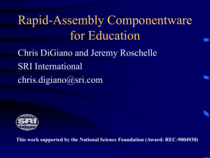 Rapid-Assembly Componentware for Education
