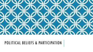 Political Beliefs & Participation