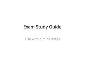 Final Exam Study Guide Presentation ECD