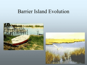 Barrier Island Evolution and Oceanic Overwash