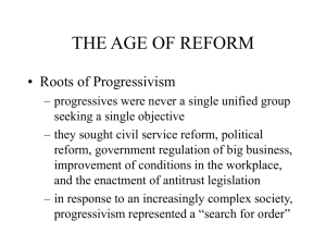 THE AGE OF REFORM
