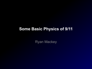 Some Basic Physics of 9/11