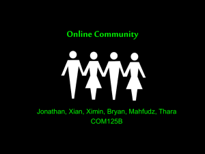 History of Online Communities