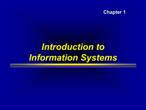 1. introduction to information systems