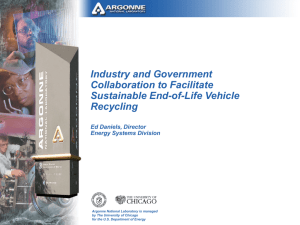 Recycling of End-of-Life Vehicles of the Future