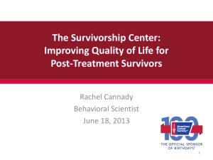The Survivorship Center - Iowa Cancer Consortium