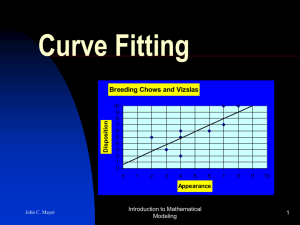 Curve Fitting (PowerPoint)