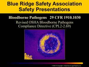 View Power Point© Presentation - Blue Ridge Safety Association