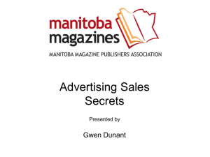 Powerpoint - Manitoba Magazine Publishers Association