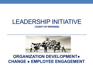 Why Organizations Change