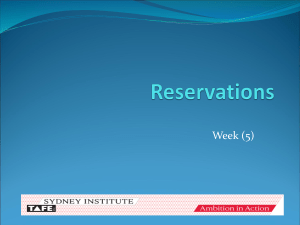 Reservation - philipmaw1