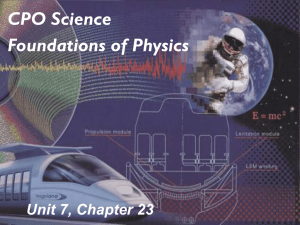 Physics First Ch 23 ppt