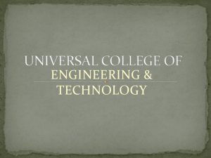 - Universal College of Engineering & Technology