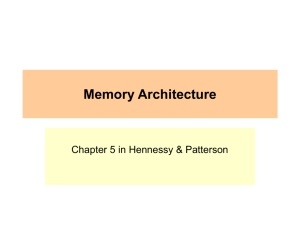 Memory Architecture