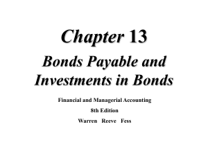 Bonds Payable and Investment in Bonds