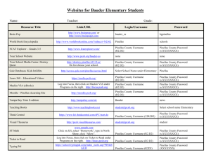 Website List - Pinellas County Schools