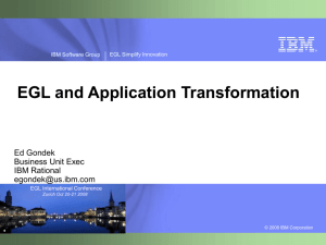 IBM Rational software Presentation best practices