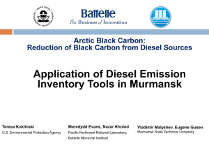 Initiative to Reduce Black Carbon from Diesel Sources