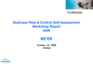Business Risk & Control Self Assessment Workshop ^Unit