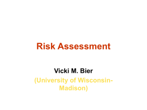 WHY RISK ANALYSIS?