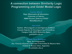 I. Approximate reasoning by extension of the Logic Programming