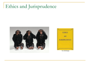 Chapter 31 Ethics and Jurisprudence