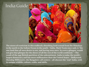 India Powerpoint - Siobhan Gaestel's Wikispace