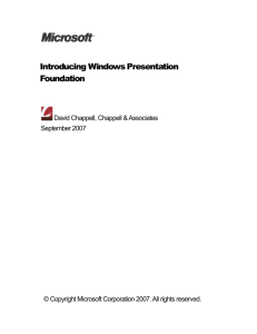 Introducing Windows Presentation Foundation