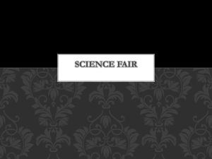 Science Fair Overview